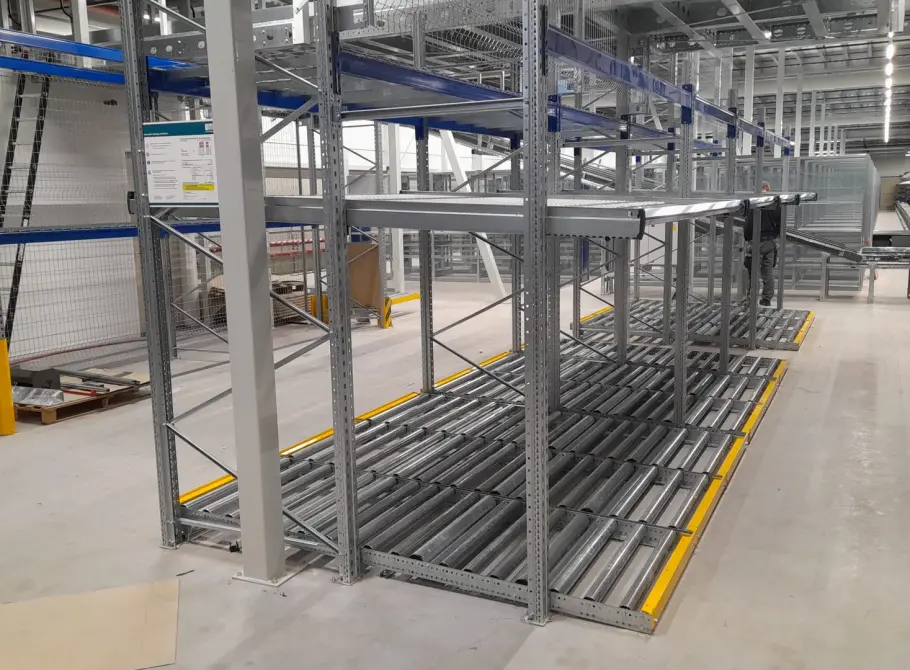 Palletstellingen met <span>doorrolstellingen</span>
